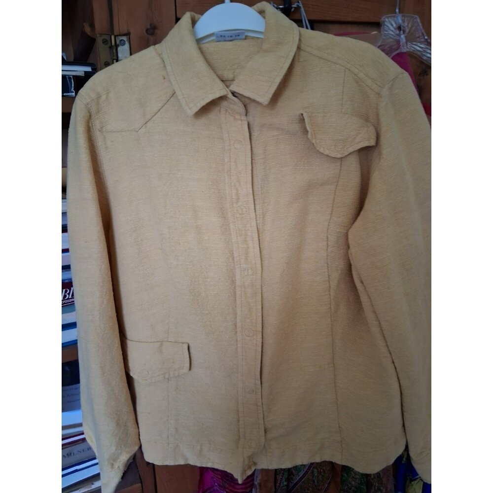AKRIS PUNTO 100% Silk JACKET SIZE 16 Switzerland
